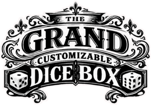 Grand Customizable Dice Box Logo